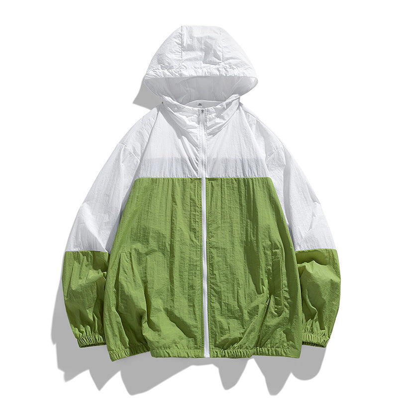 Lightweight windbreaker hoodie for women Lune London