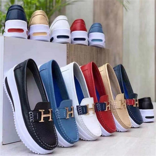 Comfortable Women's Slip-On loafers with wedge sole Amarae