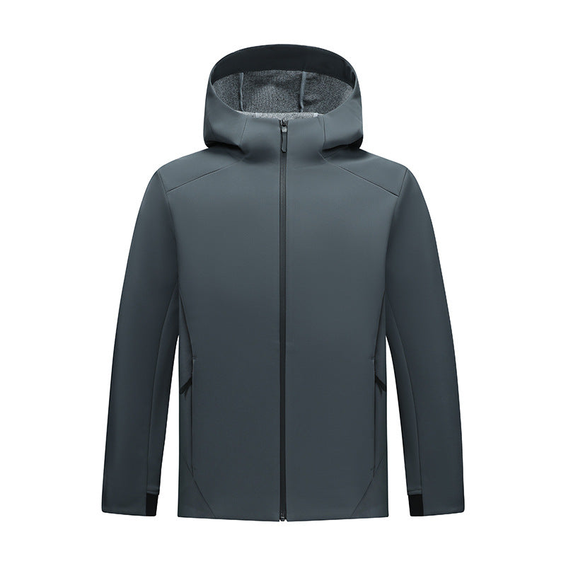 Women's Tailored Softshell Jacket with Hood and Fleece Lining Amarae