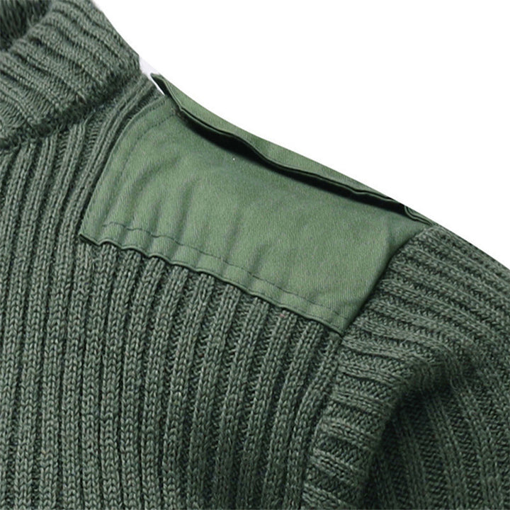 Men's structured knit top with shoulder details Lune London