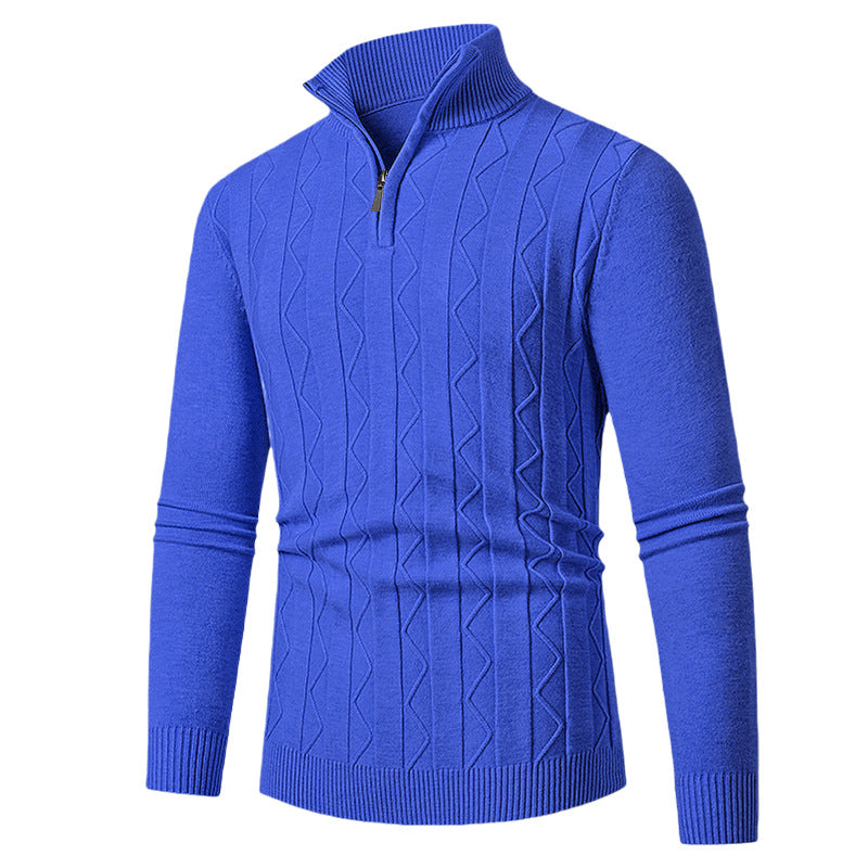 Elegant turtleneck sweater for men with structured design Lune London