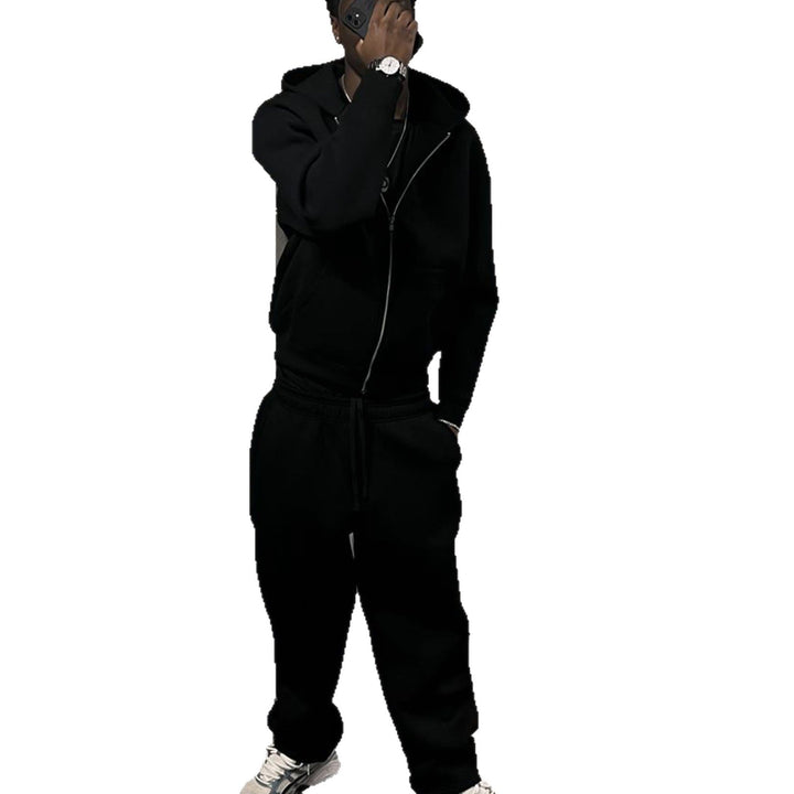 Men's Oversize Zip Hoodie and Relaxed Sweatpants Set Amarae