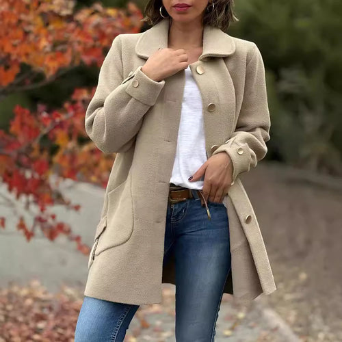 Ladies oversized urban chic coat and style