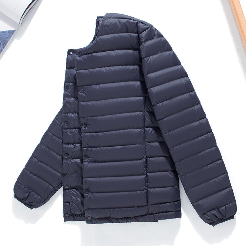 Men's ultralight quilted down jacket without hood Amarae