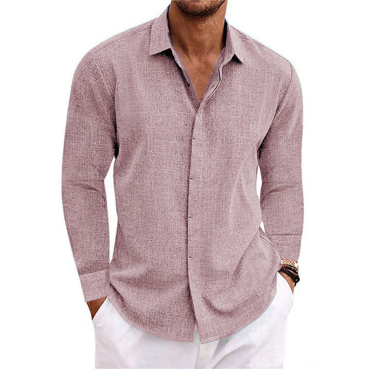 Men's Leisure Shirt Made Of Breathable Cotton with Long Sleeves and Modern Cut Lune London
