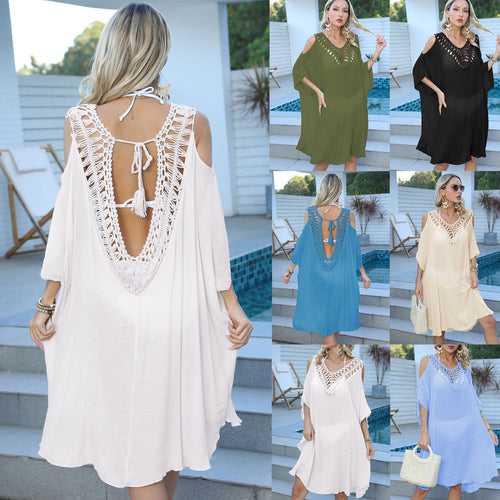 Light crochet beach dress for women Amarae