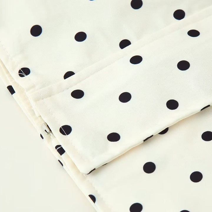 Women's Trendy Polka Dot Blouson Jacket Lune London