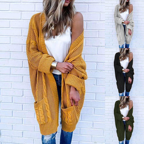 Veste en maille dames au design en tricot torsadé Chic & Stil