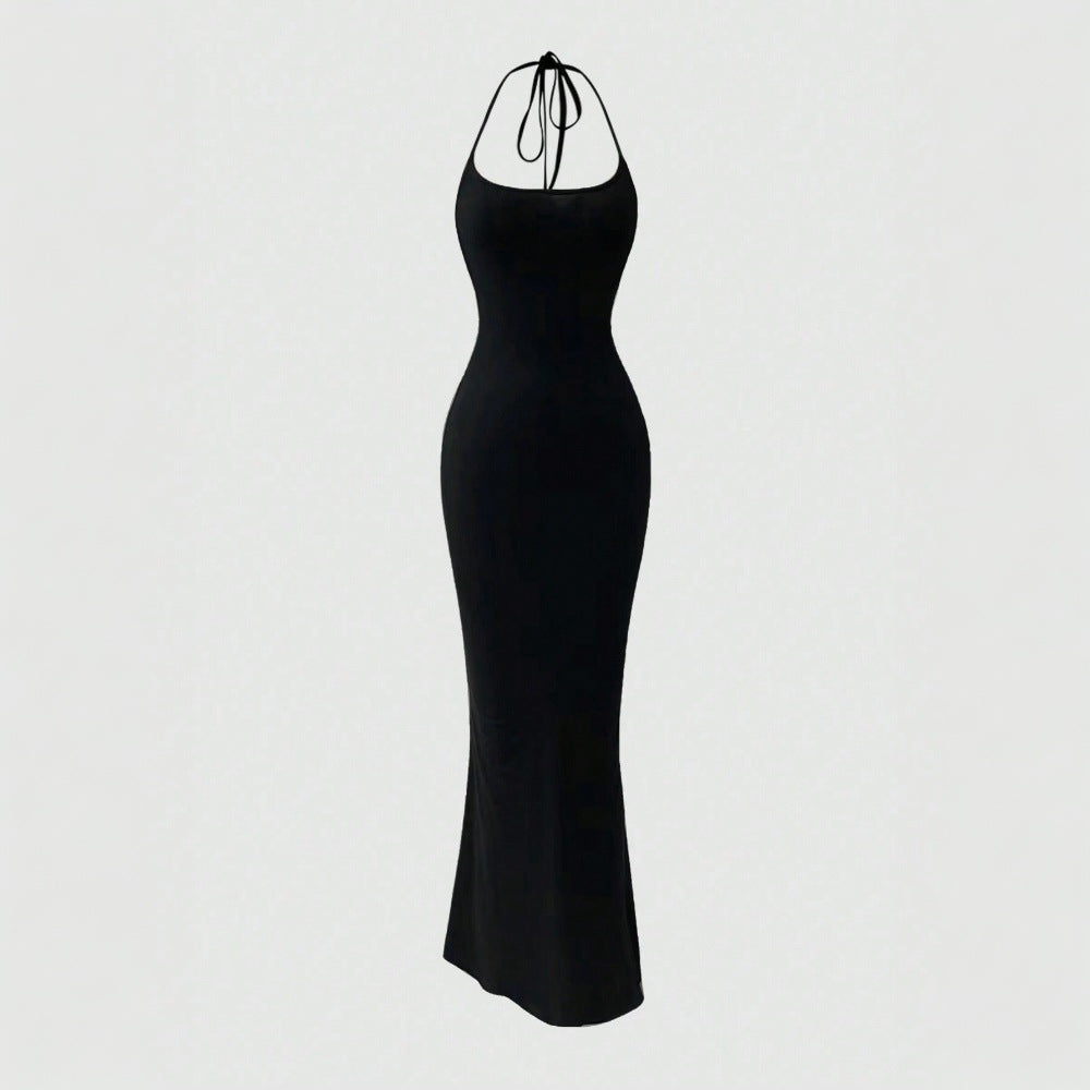 Robe maxi moulante pour femmes avec design de maintien et coupe slim Chic & Stil