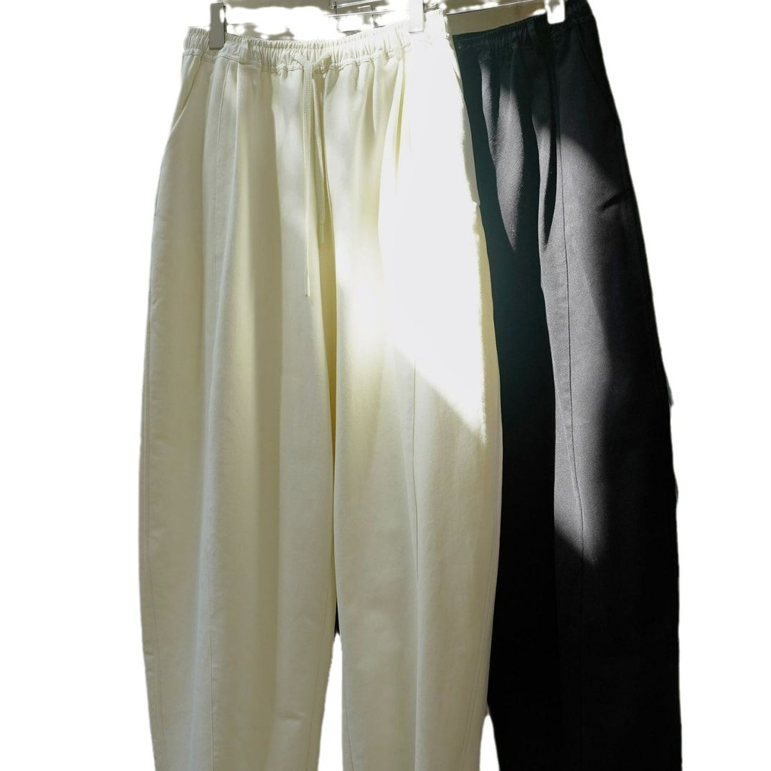 Women Extra Wide High-Waist Culotte Baggy Trousers with Drawstring and Soft Drape Amarae