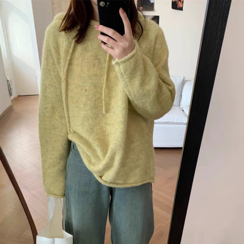Hoodie confortable pour femmes en matériau en polaire douce avec poche kangourou Chic & Stil