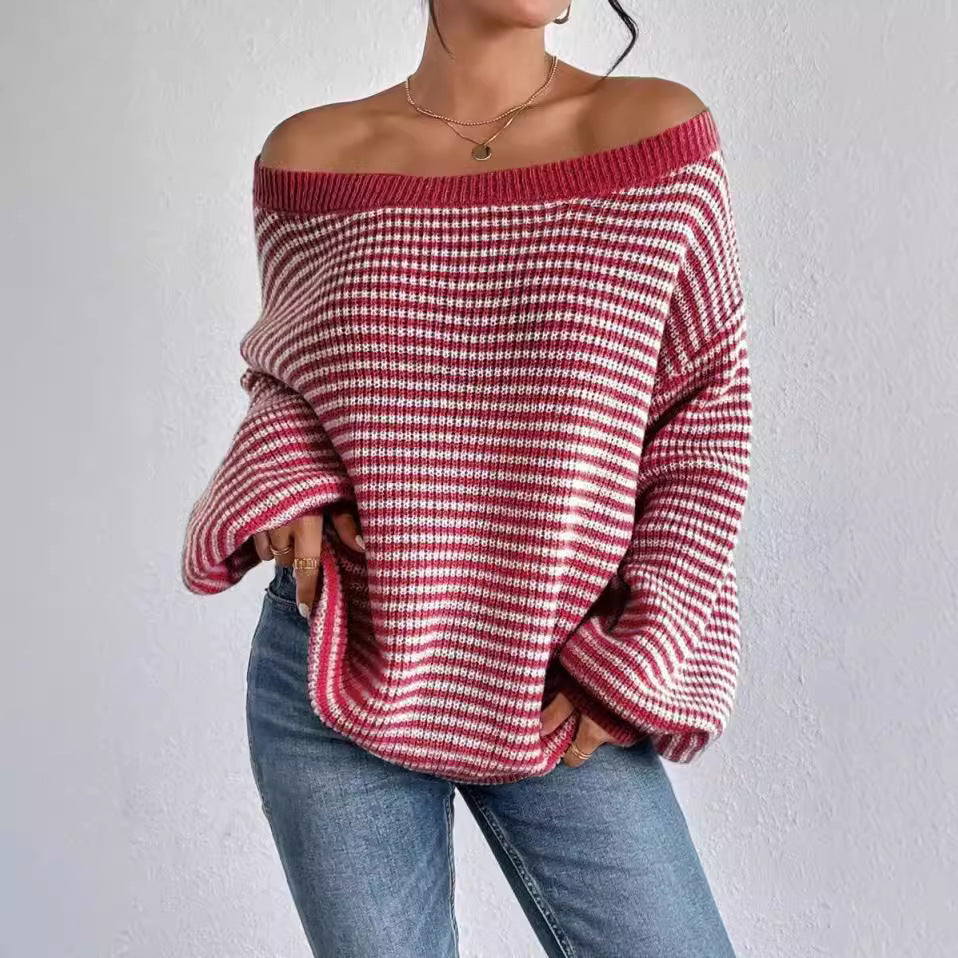 Ladies Oversized Knit Sweater Lune London