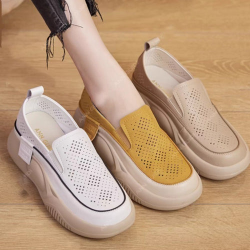 Amarae perforated slip-on sneakers for women