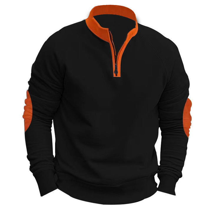 Amarae men's sporty sweater with zipper