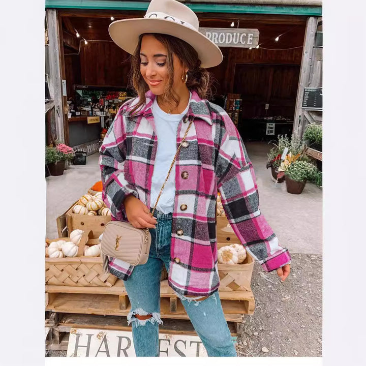 Ladies Flannel Check Shirt Lune London