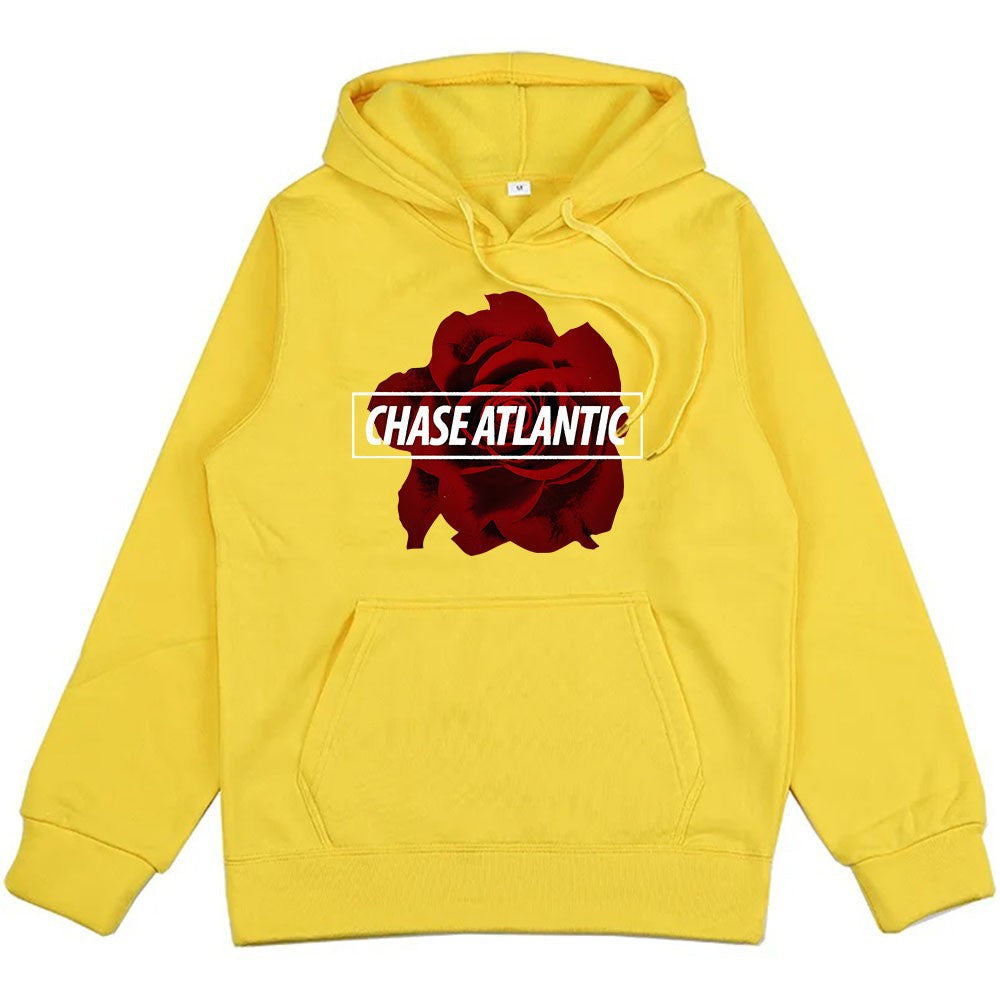 Women's hoodie with romantic rose design Chic & Stil