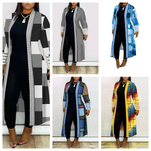 Amarae women's artistic long cardigan