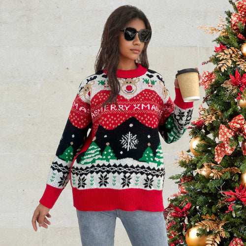 Christmas sweater for women with festive patterns and a comfortable fit Amarae