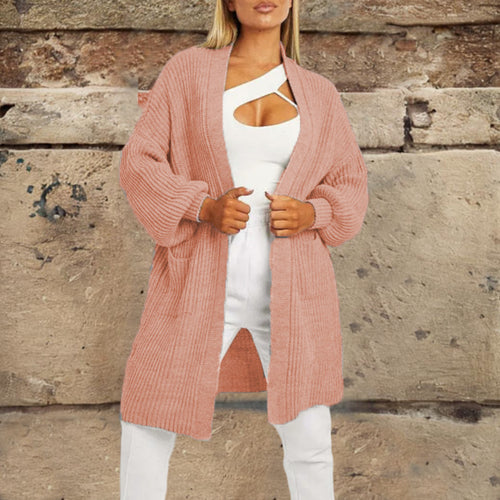 Ladies oversized pullover with large pockets and relaxed fit Amarae