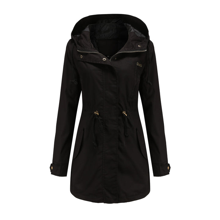 Functional jacket for women with adjustable waist and zipper Lune London