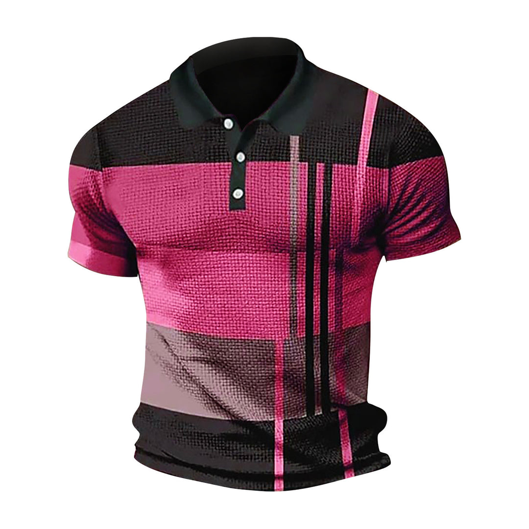 Men's polo made from modern fabric blend with unique texture details Lune London