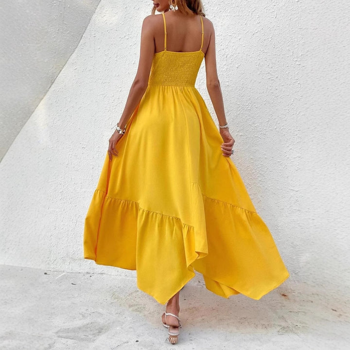 Ladies High-Low Backless Dress Lune London