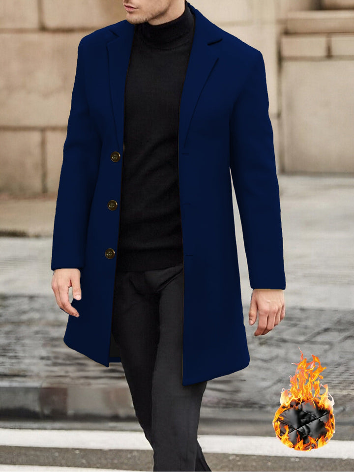 Classic and elegant wool coat for men Lune London