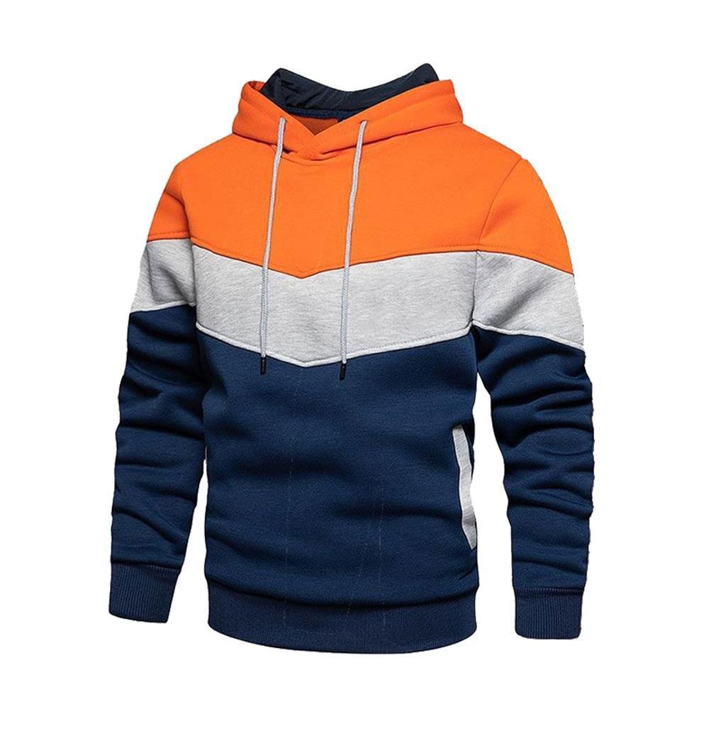 Men's athletic hoodie with an elegant color blend and practical pockets Lune London
