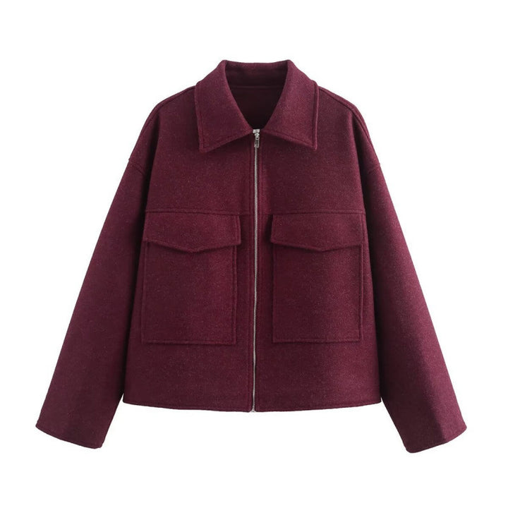 Ladies stylish and functional wool jacket Lune London