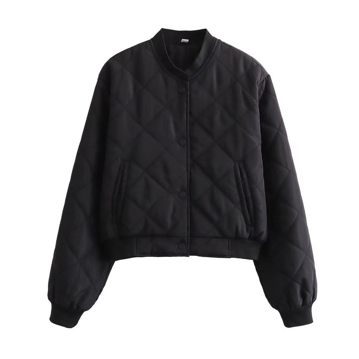 Quilted leisure jacket for women with practical button closure Lune London