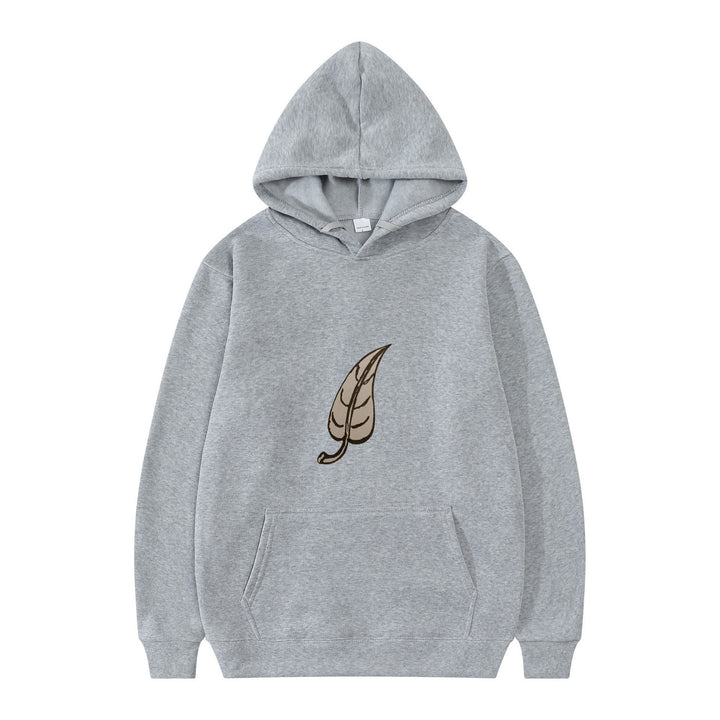Women's hoodie with original leaf print Chic & Stil
