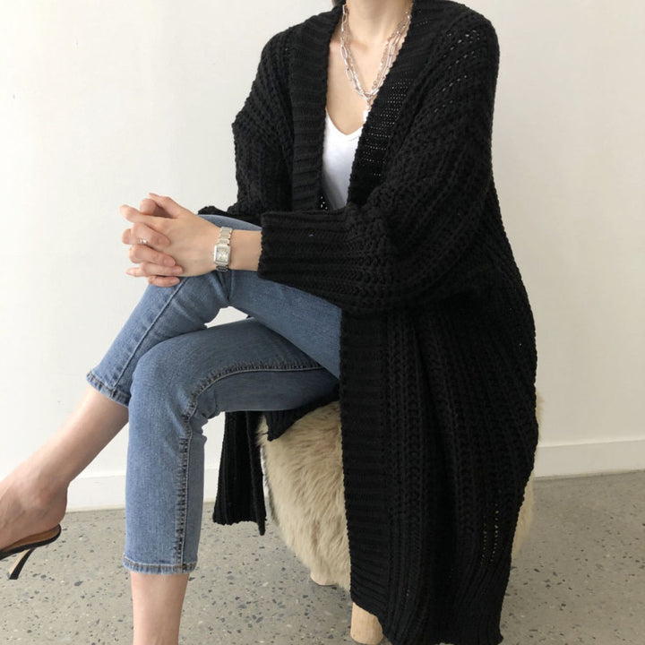 Ladies chic and stylish knit coat