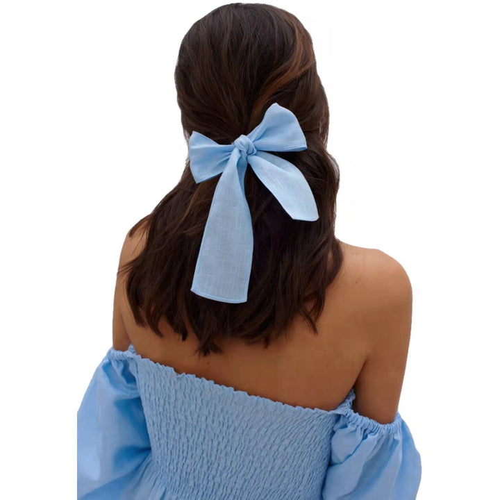 Maxi dress for women with puff sleeves and an elastic waist Lune London