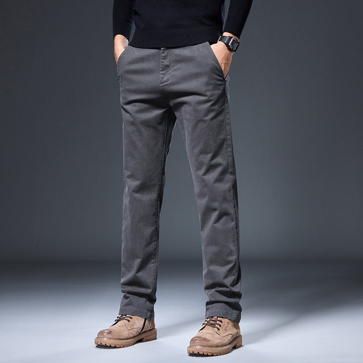Chinos for men with a practical fit and an elastic waistband Lune London