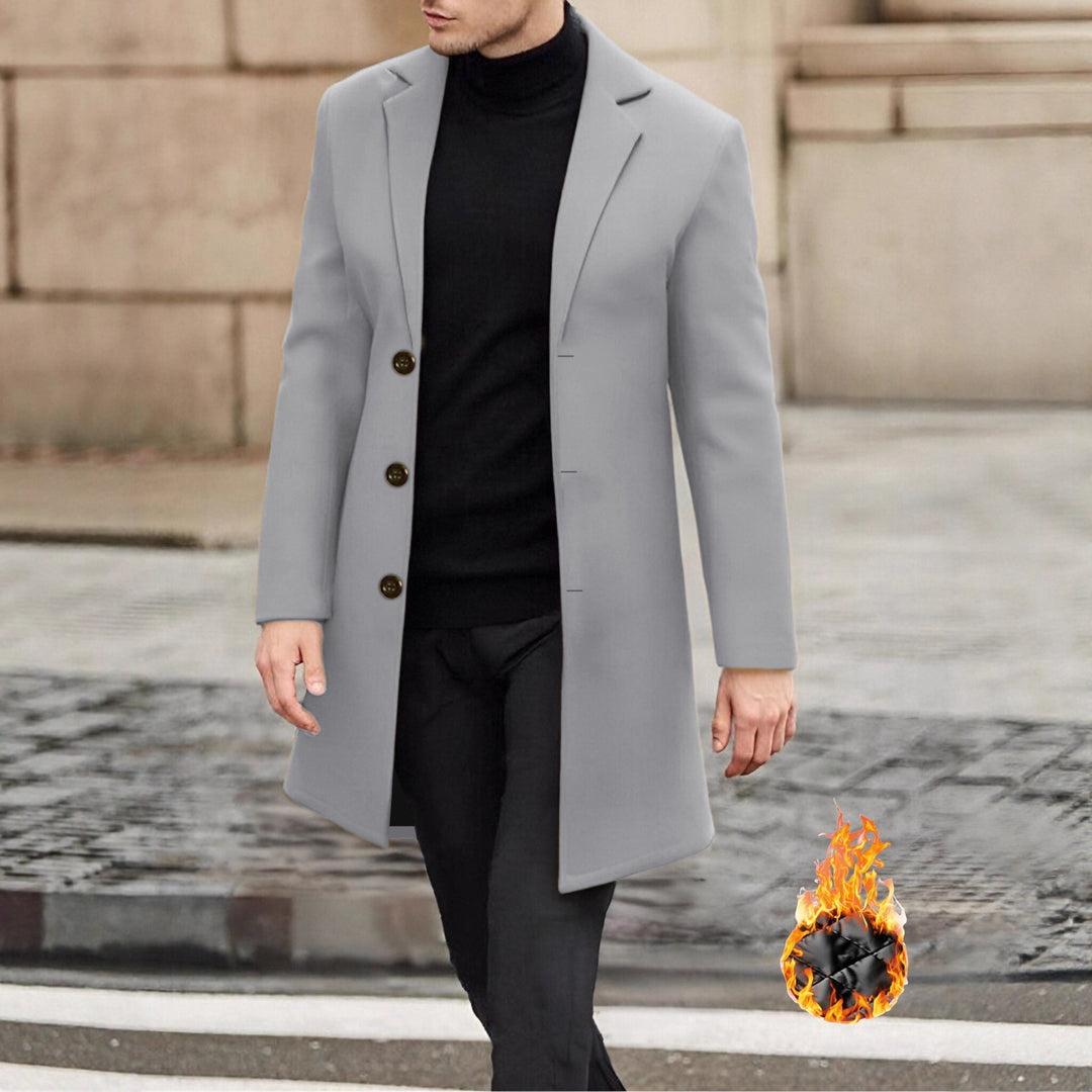 Classic and elegant wool coat for men Lune London