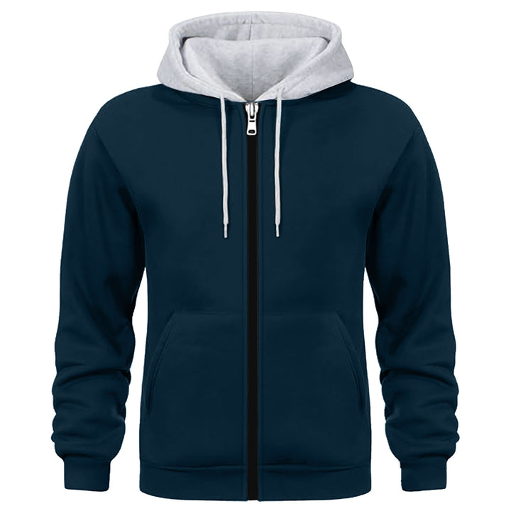 Sporty hooded jacket for men with an innovative treatment of the inner lining Lune London