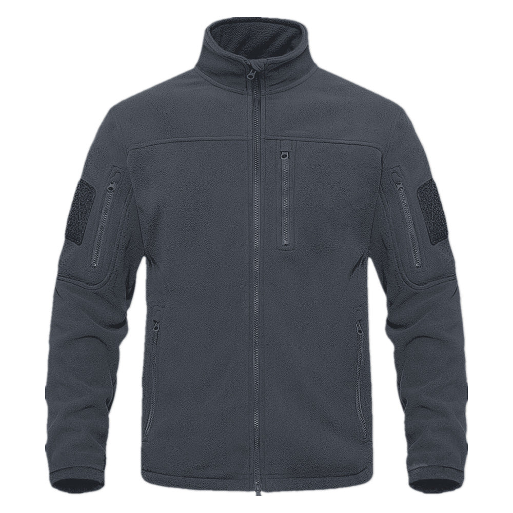 Fleece jacket for men with practical pockets Lune London