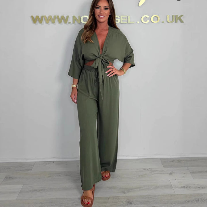 Chic wide set with front knot for women Lune London
