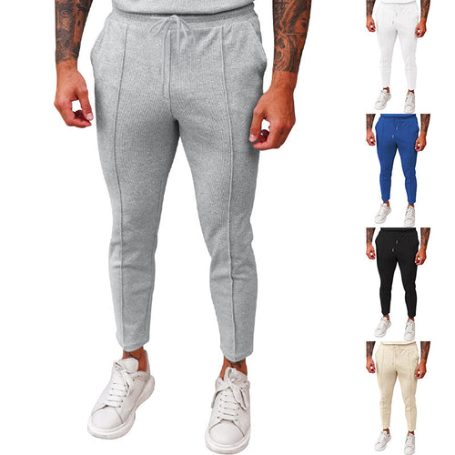 Sports jogger pants for men with elastic waistband and zip pockets Amarae