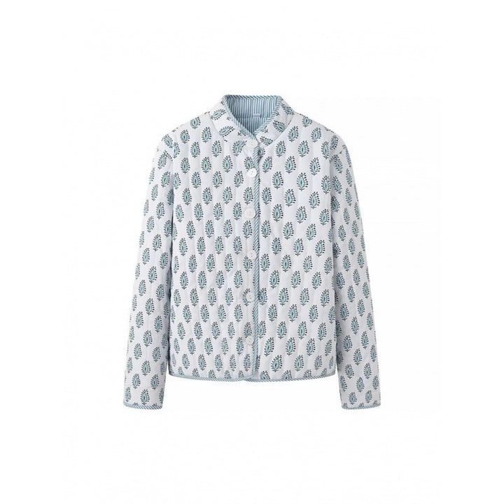 Reversible cotton jacket for women with elegant print Amarae