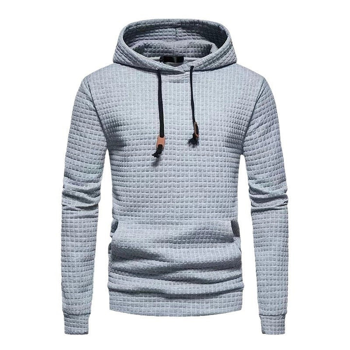 Men's comfortable hoodie with textured fabric Lune London