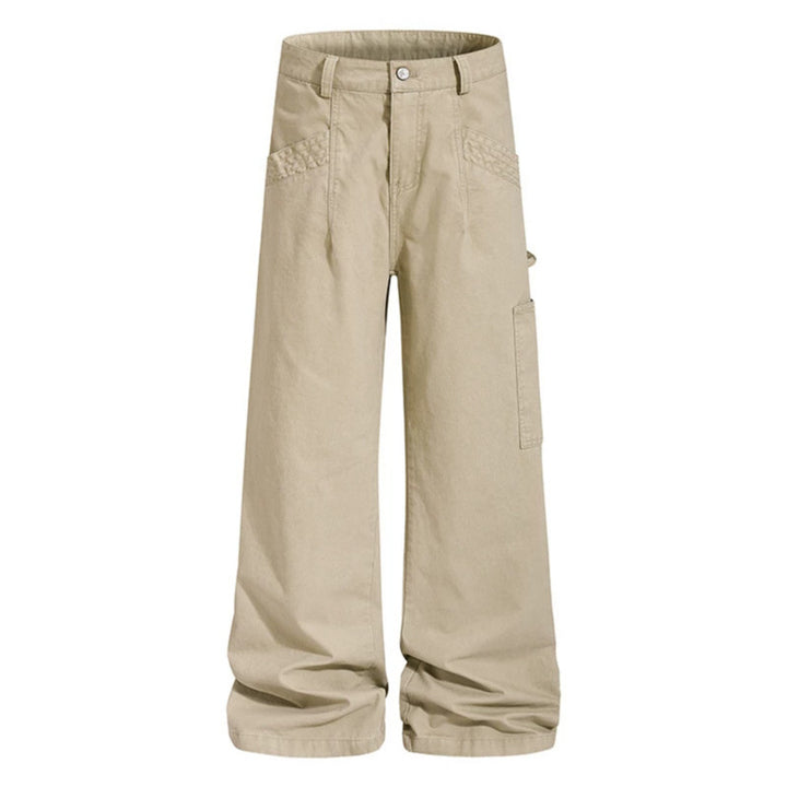 Women's Wide Cargo Palazzo Pants with Utility Pockets, High Waist and Casual Culotte Cut Amarae