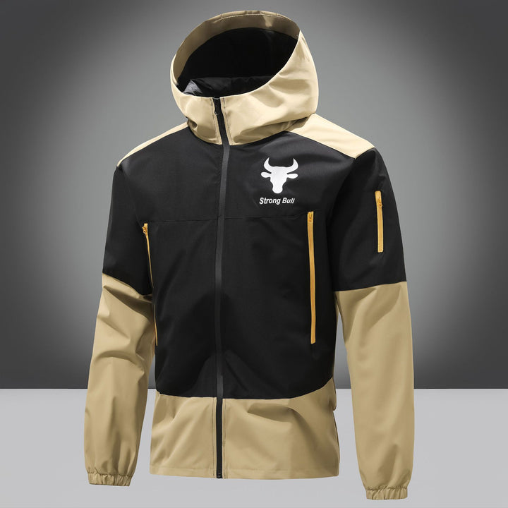 Functional jacket for men in breathable material with practical pockets Lune London