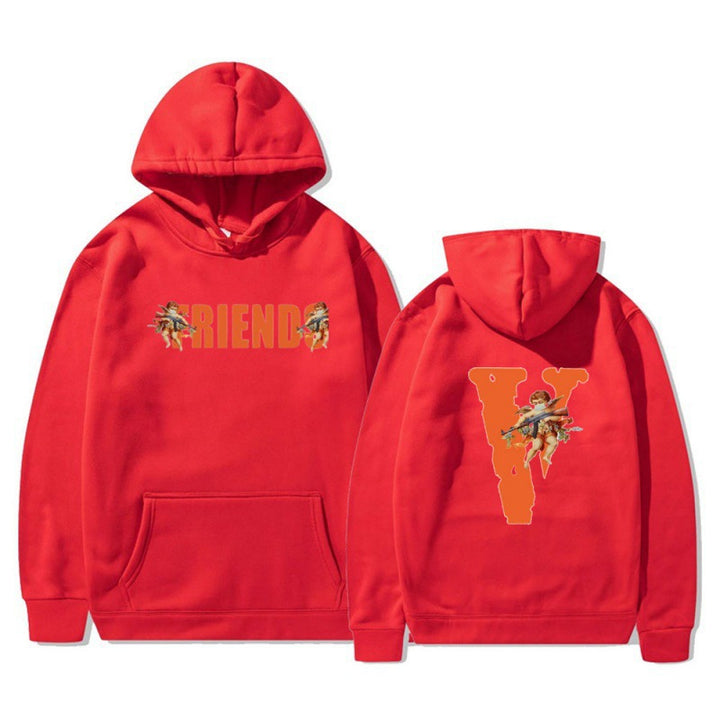 Women's hoodie with characteristic front and back print Lune London
