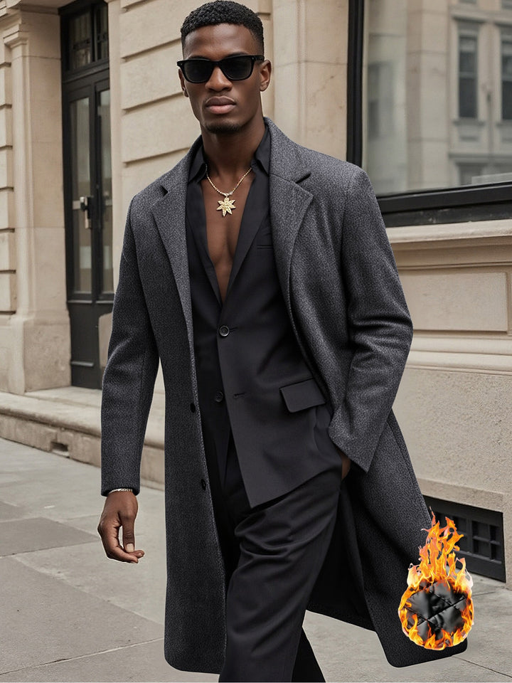 Elegant and stylish long coat for men Lune London