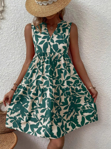A-line layered flare dress for women Lune London
