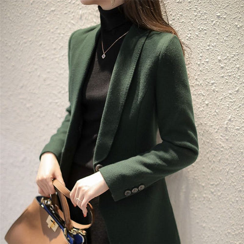 Blazer Élégant pour Femmes avec Revers Chic & Stil