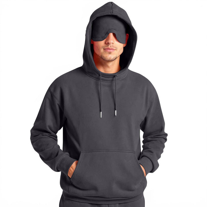 Men's hoodie with kangaroo pocket and adjustable drawstring Amarae