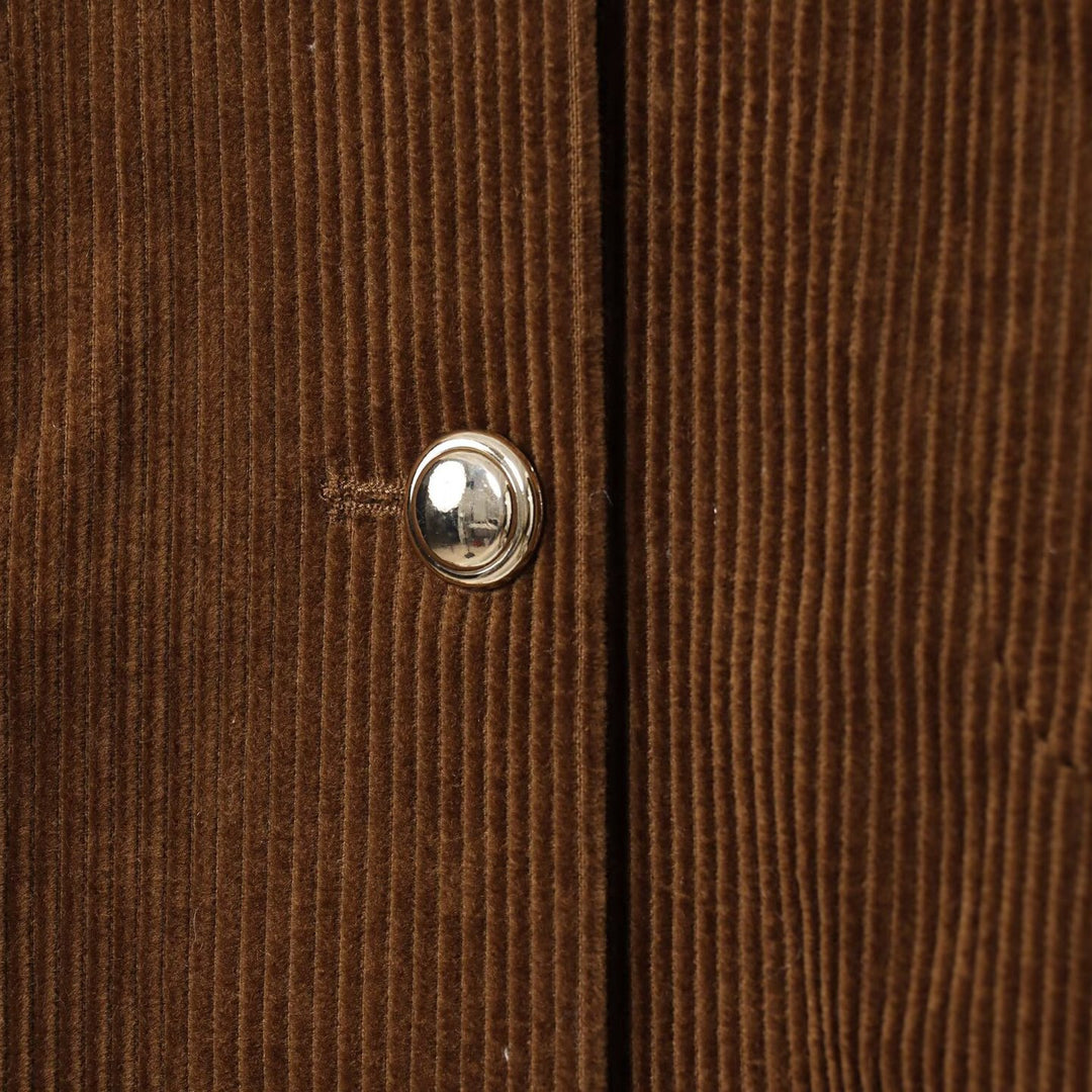 Women's Short Overshirt made of Cord with Snap Button Closure and Patch Pockets Amarae