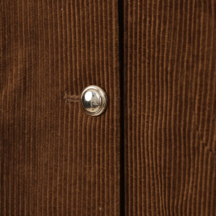 Women's Short Overshirt made of Cord with Snap Button Closure and Patch Pockets Amarae